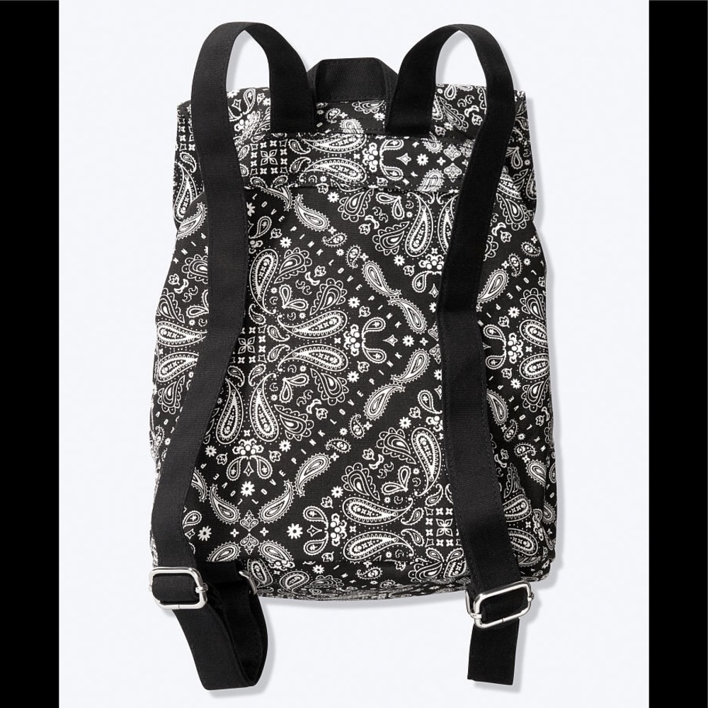 ๐VS PINK BLACK & WHITE PAISLEY BANDANA MINI PACK - Picture 5 of 8
